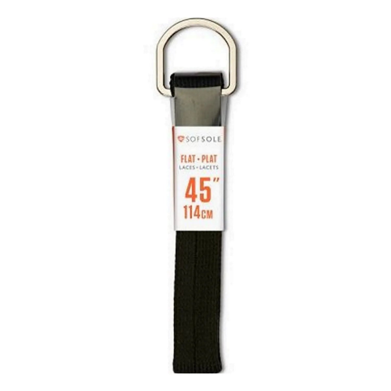 SofSole 45" Flat Shoe Laces - Black