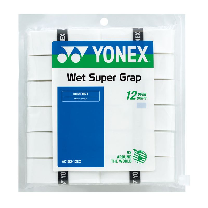 Yonex Overgrip Super Grap 12PCS - White