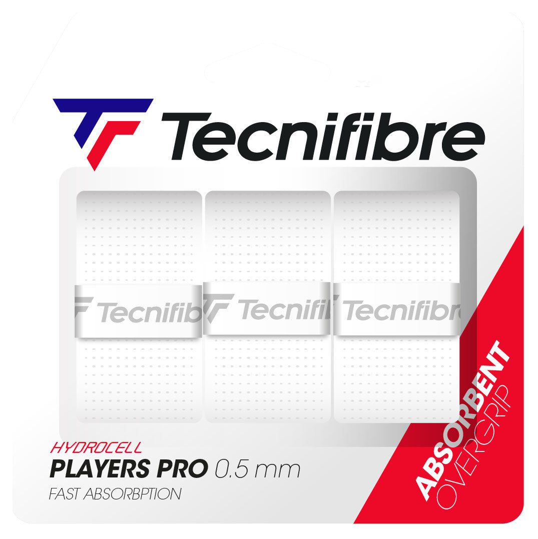 Tecnifibre Players Pro Overgrips - White