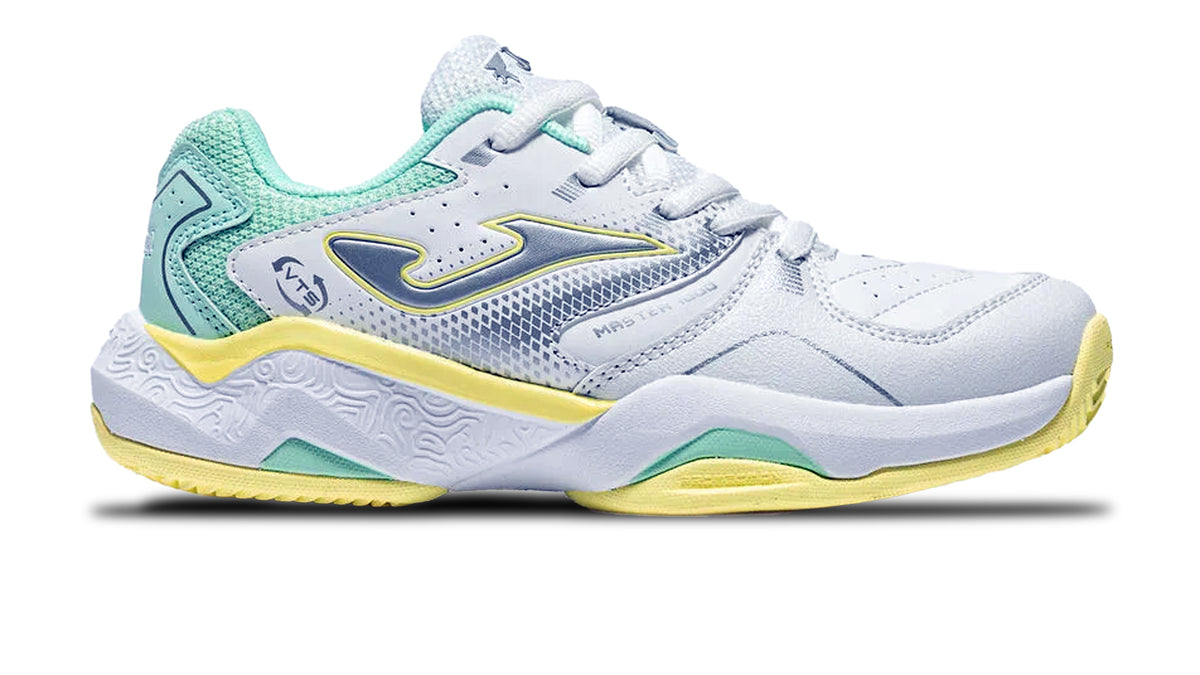 Joma MASTER 1000 Junior 2632 Tennis Shoe - White Turquoise